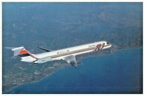 Austral Argentina McDonnell Douglas 9 Airplane Postcard 1981