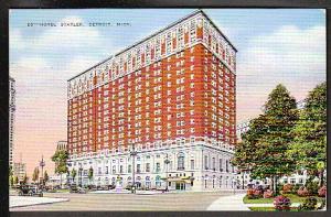 Hotel Statler Detroit MI Post Card PPC225