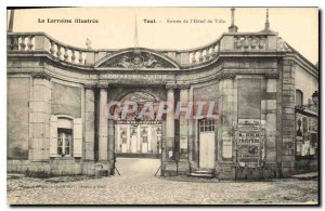 Old Postcard Toul City Hotel Entree