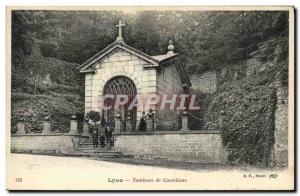 Old Postcard Lyon Tomb of Castellane