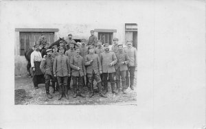 L076 Germany WWI 1919 military real photo field postcard