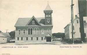 Greenville ME Union Church, Raphael Tuck Postcard. 