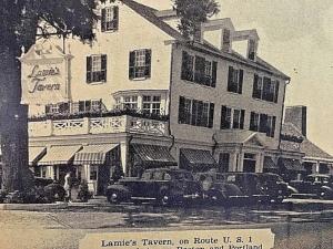 Postcard   Lamie's Tavern in Route US 1 in NH,.     X3