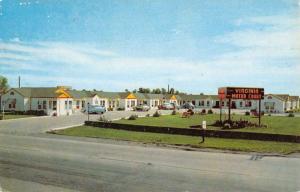 Orland Park Illinois Virginia Motor Court Street View Vintage Postcard K35748