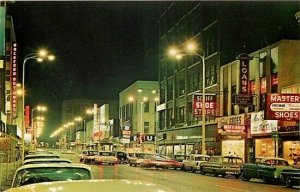 IL, Rockford, Illinois, South Main Street, Night Scene, Dexter Press No. 6276-C