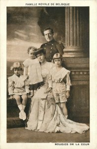Vintage Postcard; Royal Family of Belgium, Bougies de la Cour, Unposted Nice