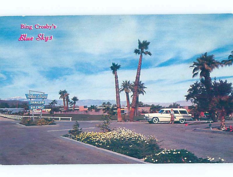 Pre-1980 BING CROSBY TRAILER PARK Palm Springs by Anaheim Los Angeles CA AE3079