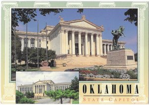 Split View of the Oklahoma State Capitol Oklahoma City Oklahoma 4 by 6