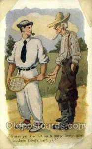 Tennis 1910 tape on corners, postal used 1910