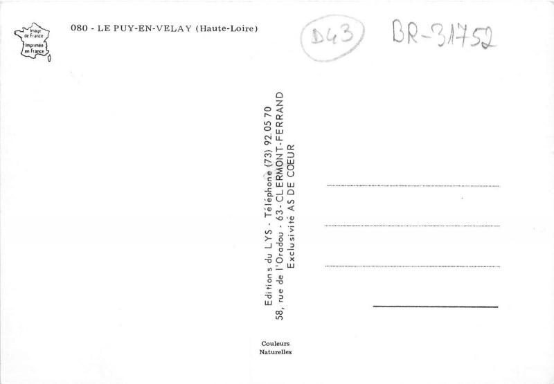 BR31752 Le Puy en Velay france