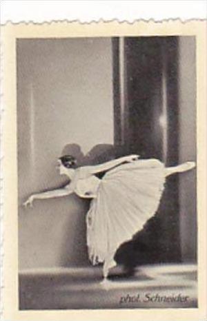 GARBATI CIGARETTE CARD FAMOUS DANCERS NO 54 VERA NEMTSCHINOWA