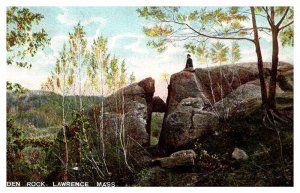 Postcard NATURE SCENE Lawrence Massachusetts MA AQ9428