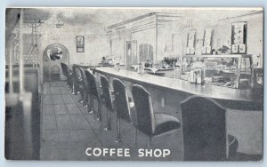 1910 Granger Wyoming WY Postcard Little America Coffee Shop Restaurant Unposted