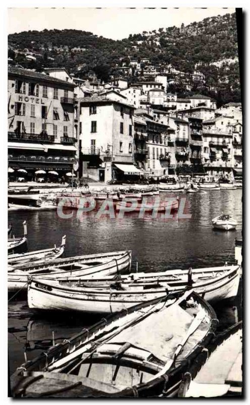 Modern Postcard Villefranche Sur Mer View To The Wharf
