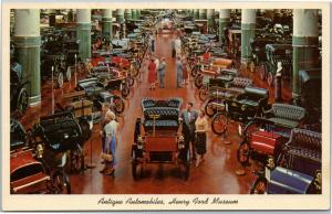 Antique Automobiles, Henry Ford Museum Dearborn Michigan postcard