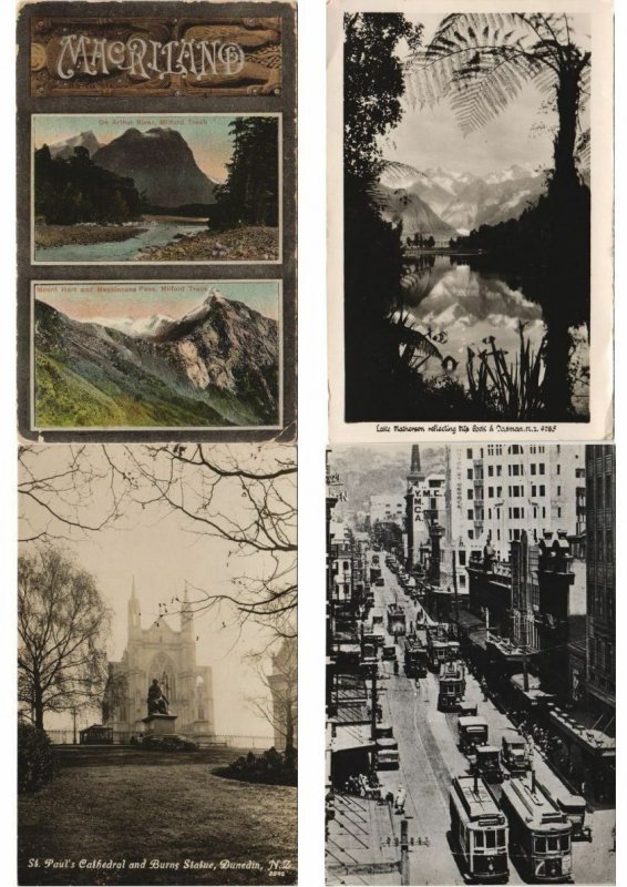 NEW ZEALAND MOSTLY PRE-1950 49 Vintage Postcards (L3343)