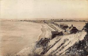 Winthrop MA Point Shirley From Cottage Hill RPPC Postcard