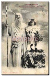 Fantasy - Children - 1906 - I recommend this child - Old Postcard