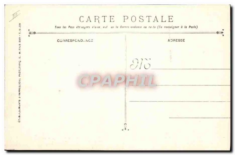 Postcard Old Boat breastplate Disaster Liberte Tugs