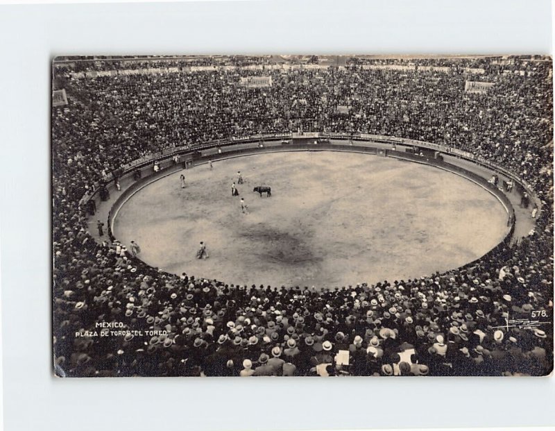 Postcard El Toreo Plaza De Toros Mexico North America