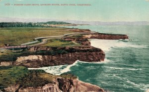USA California Santa Cruz Famous Cliff Drive Looking South 07.03