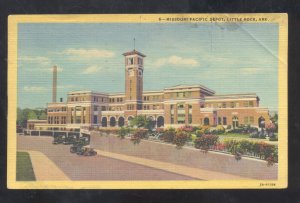 LITTLE ROCK ARKANSAS MISSOURI PACIFIC RAILROAD DEPOT TRAIN STATION POSTCARD