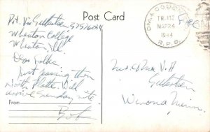 North Platte Nebraska Union Pacific Railroad Dept Canteen Postcard AA22339
