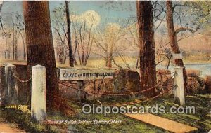 Grave of British Soldiers Concord, Mass, USA 1916 