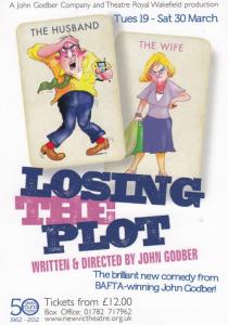 Losing The Plot John Godber Play New Vic Theatre Gala Poster Postcard Style Card