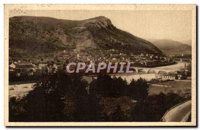 Old Postcard Picturesque Cevennes Anduze Vue Generale