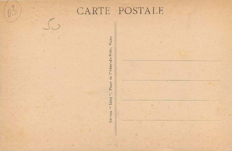 Postcard France Vivhy thermal baths