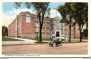 Massachusetts Springfield Commercial High School 1917 Curteich