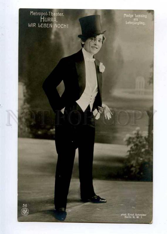 235258 Madge LESSING Actress SINGER Dancer OPERETTA old PHOTO