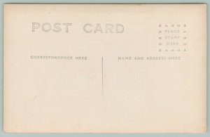 RPPC 2 Men, 1 w/Cigarette Holder, Camera, Derby~Female Black Lab w/Muzzle c1916