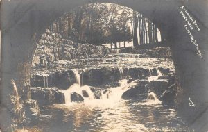 Clifton Springs New York under arch at Sulphur Brook photo pc DD6784