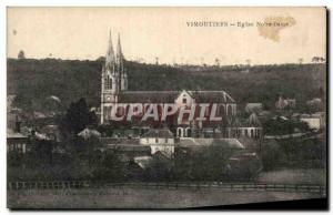 Postcard Old Vimoutiers Notre Dame Church