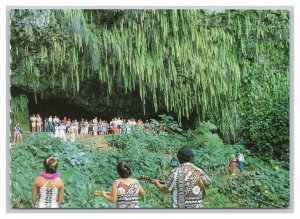 Postcard Fern Grotto Island Of Kauai Hawaii Continental View