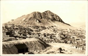 Tonopah NV General View c1940 Real Photo Postcard