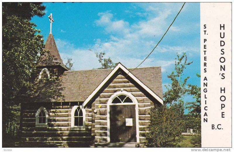 St Peters Anglican Church , HUDSON's HOPE , B.C. , Canada , 50-60s