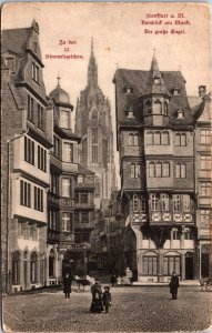 Germany Frankfurt Am Main Domblid am Markt Vintage Postcard C001