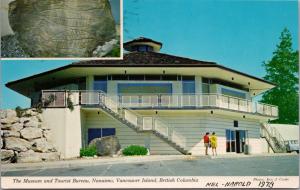 Nanaimo BC Museum & Tourist Bureau c1978 Postcard D54 *As Is