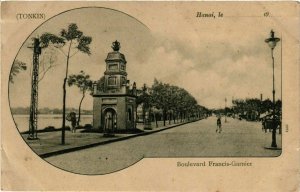 CPA AK VIETNAM INDOCHINE-Tonkin-Hanoi-Boulevard Francis Garnier (321055)