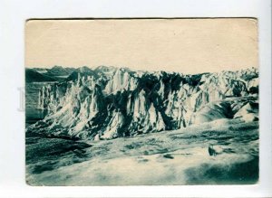 298924 USSR POLAR EXPLORATION Ice trip Spitsbergen Svalbard glacier postcard