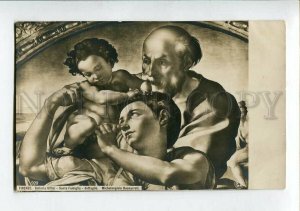 3149453 Holy Family by Michelangelo vintage PC