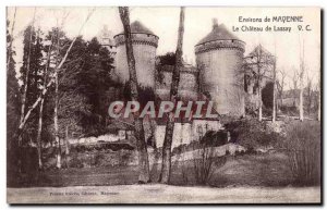 Old Postcard surroundings Mayenne Chateau de Lassay