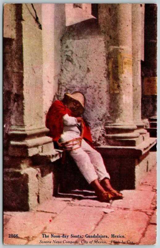 A Noon Day Siesta, Guadalajara, Mexico - Postcard 