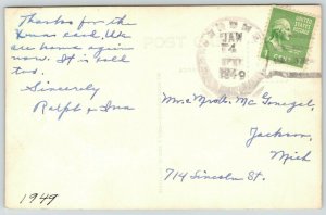 Cordele Georgia~A Beauty Spot~Swamp Ground~Creek~1949 RPPC