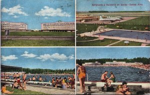 Argentina Buenos Aires Aeroporto y Balneario en Ezeiza Airport Postcard C138