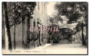 Grasse Old Postcard The House of Fragonard