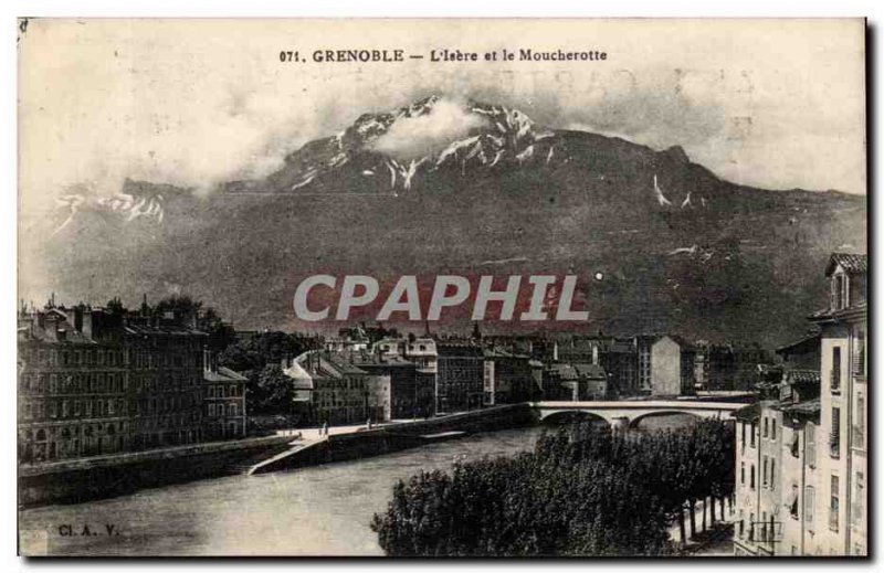 Old Postcard Grenoble L & # 39isere and Moucherotte